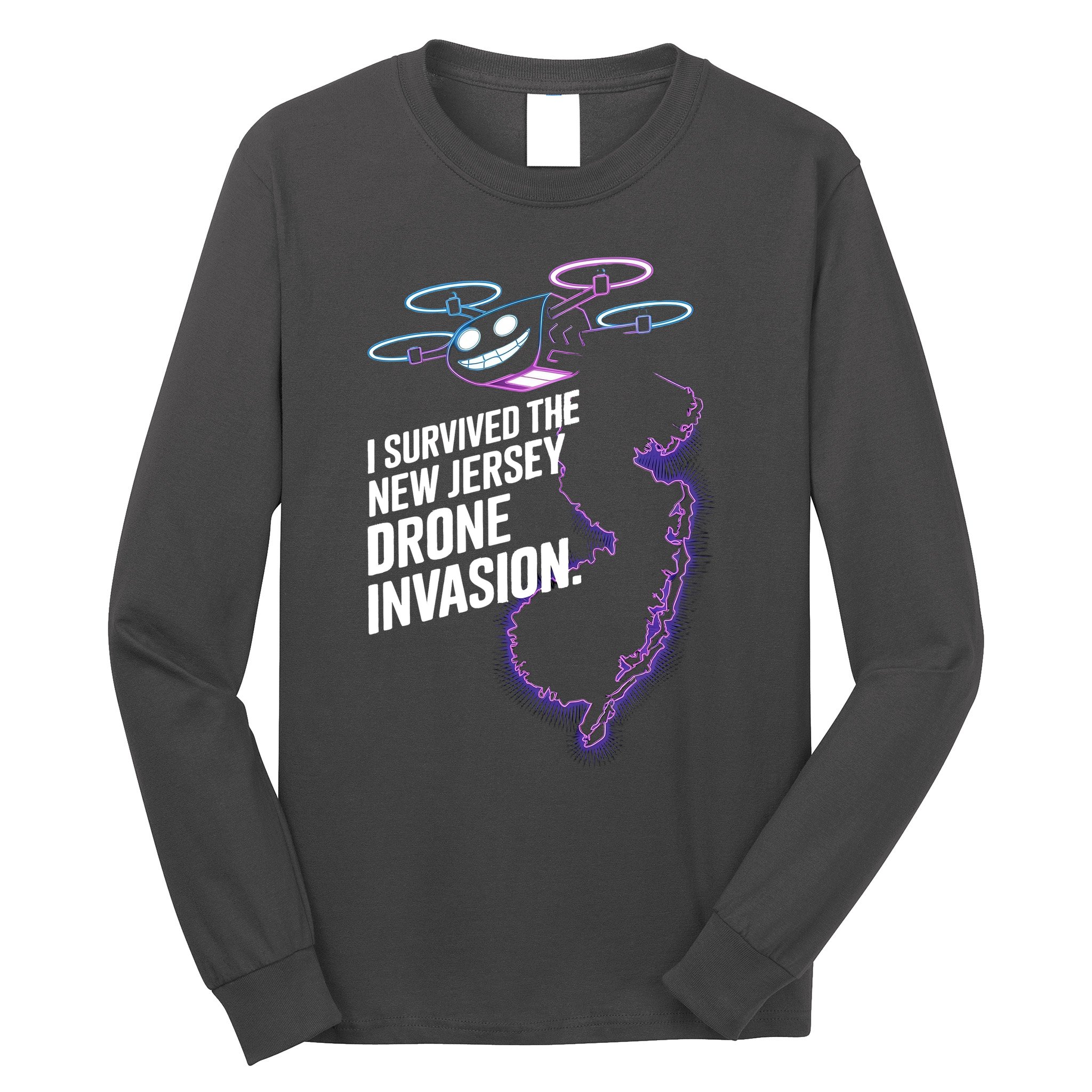 I Survived The New Jersey Drone Invasion Long Sleeve Shirt