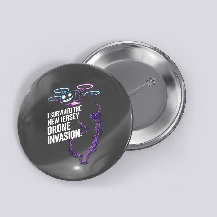 I Survived The New Jersey Drone Invasion Button