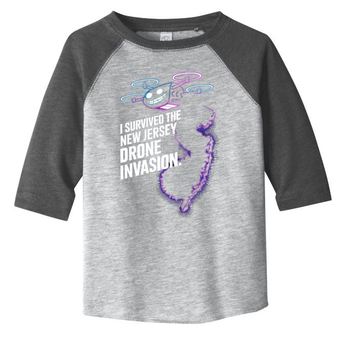 I Survived The New Jersey Drone Invasion Toddler Fine Jersey T-Shirt