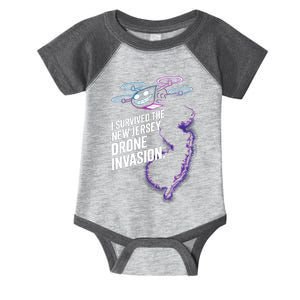 I Survived The New Jersey Drone Invasion Infant Baby Jersey Bodysuit