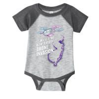 I Survived The New Jersey Drone Invasion Infant Baby Jersey Bodysuit