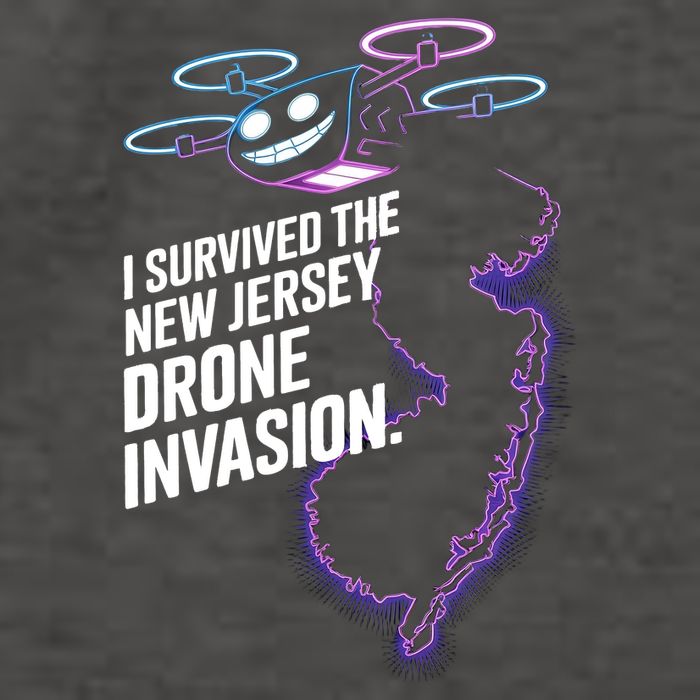 I Survived The New Jersey Drone Invasion Vector Backpack