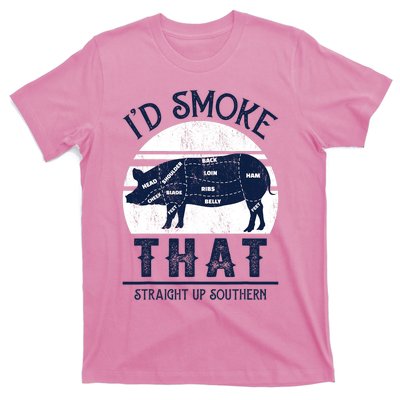 Id Smoke That Straight Up Southern Pig Vintage T-Shirt