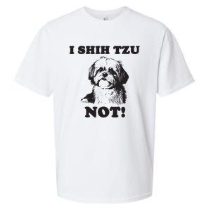 I SHIH TZU NOT Funny Shih Tzu Dog Sueded Cloud Jersey T-Shirt