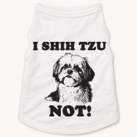 I SHIH TZU NOT Funny Shih Tzu Dog Doggie Tank