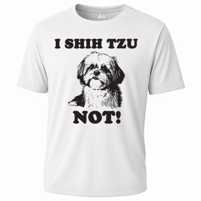 I SHIH TZU NOT Funny Shih Tzu Dog Performance Shirt