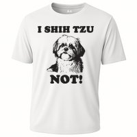 I SHIH TZU NOT Funny Shih Tzu Dog Performance Shirt