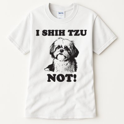 I SHIH TZU NOT Funny Shih Tzu Dog Tall T-Shirt