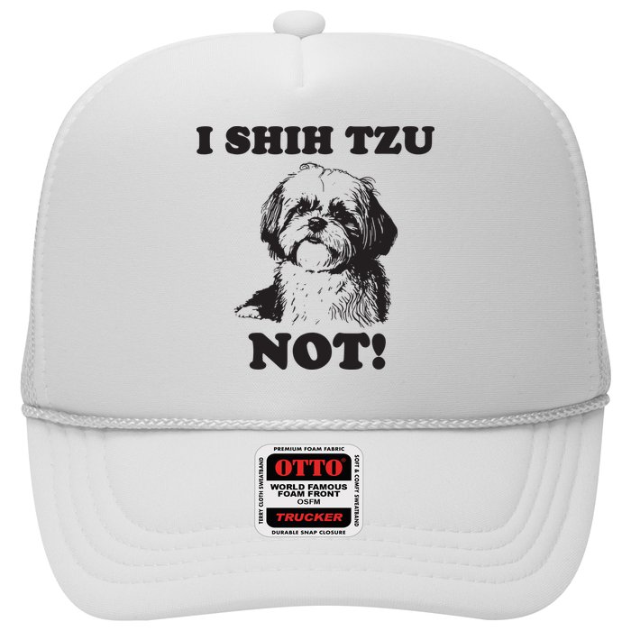 I SHIH TZU NOT Funny Shih Tzu Dog Hat