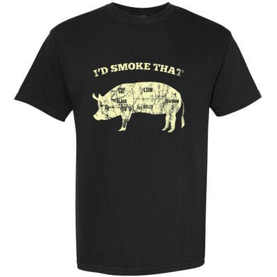 Id Smoke That Pig For A Culinary Student Garment-Dyed Heavyweight T-Shirt