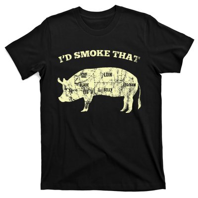 Id Smoke That Pig For A Culinary Student T-Shirt