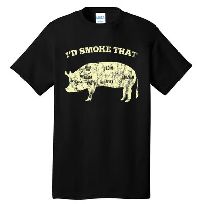 Id Smoke That Pig For A Culinary Student Tall T-Shirt