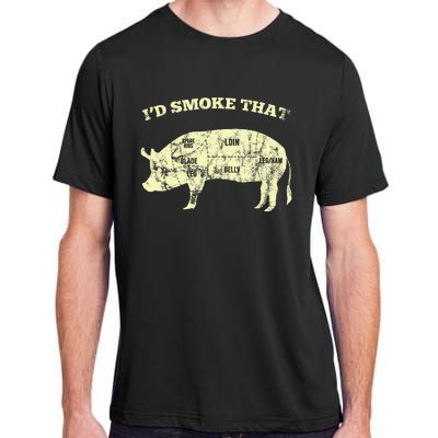 Id Smoke That Pig For A Culinary Student Adult ChromaSoft Performance T-Shirt