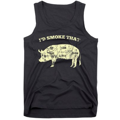 Id Smoke That Pig For A Culinary Student Tank Top