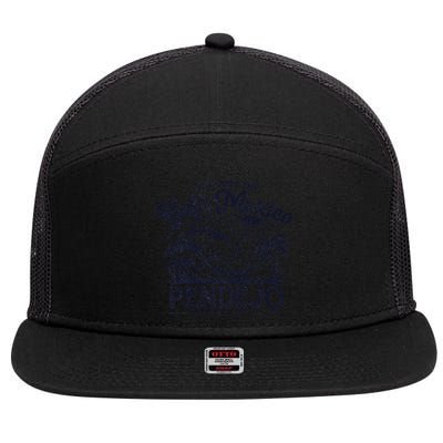 Its Still The Gulf Of Mexico Pendejo Beach Funny Spanish 7 Panel Mesh Trucker Snapback Hat