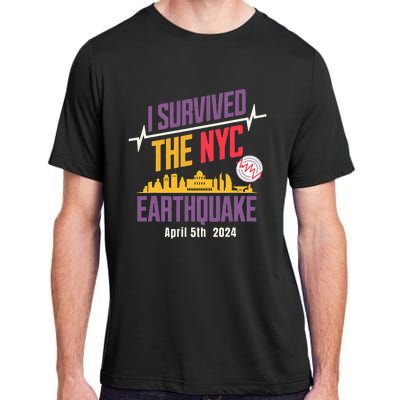 I Survived The Nyc Earthquake April 5 2024 Adult ChromaSoft Performance T-Shirt