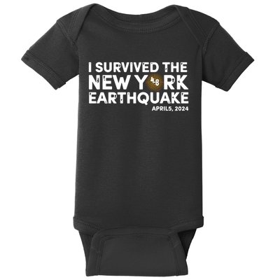 I Survived The New York Earthquake Baby Bodysuit