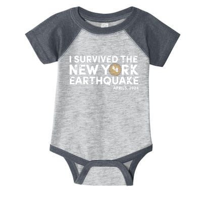 I Survived The New York Earthquake Infant Baby Jersey Bodysuit