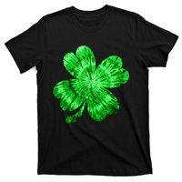 Irish Shamrock Tie Dye Happy St Patrick's Day Go Lucky Tee T-Shirt