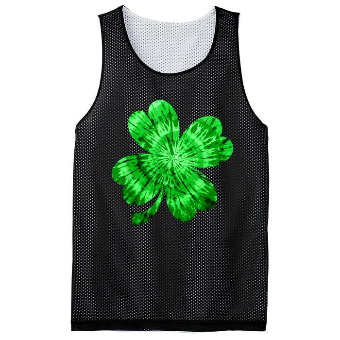 Irish Shamrock Tie Dye Happy St Patrick's Day Go Lucky Tee Mesh Reversible Basketball Jersey Tank