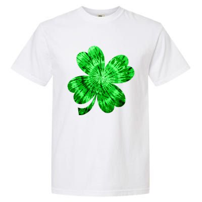 Irish Shamrock Tie Dye Happy St Patrick's Day Go Lucky Tee Garment-Dyed Heavyweight T-Shirt