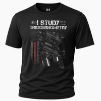 I Study Triggernometry Gun Veteran Christmas Cooling Performance Crew T-Shirt