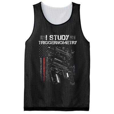 I Study Triggernometry Gun Veteran Christmas Mesh Reversible Basketball Jersey Tank
