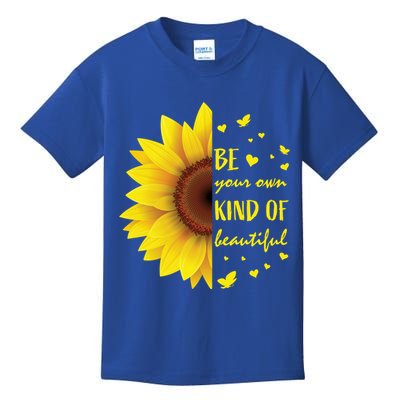 Inspirational Sayings Teen Funny Gift Cute Sunflower Cool Gift Kids T-Shirt
