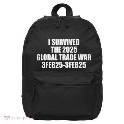 I Survived The 2025 Global Trade War 16 in Basic Backpack
