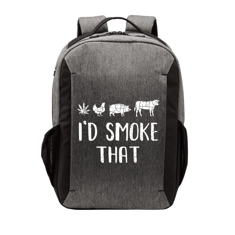 I'd Smoke That Funny BBQ Weed Cannabis Vector Backpack