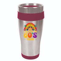 I Survived The 60s Twice Sixties 70th 70s Year Old Birthday 16oz Travel Tumbler