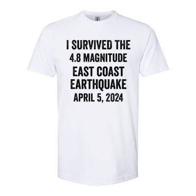 I Survived The April 5 East Coast Earthquake 2024 Softstyle® CVC T-Shirt