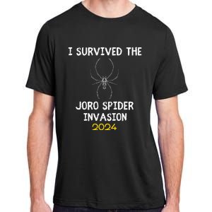 I Survived The Joro Spider Invasion Adult ChromaSoft Performance T-Shirt