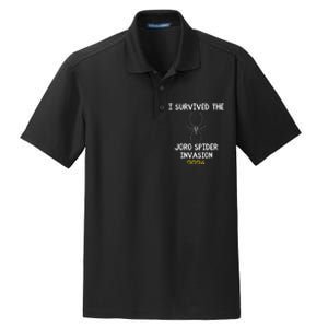 I Survived The Joro Spider Invasion Dry Zone Grid Polo