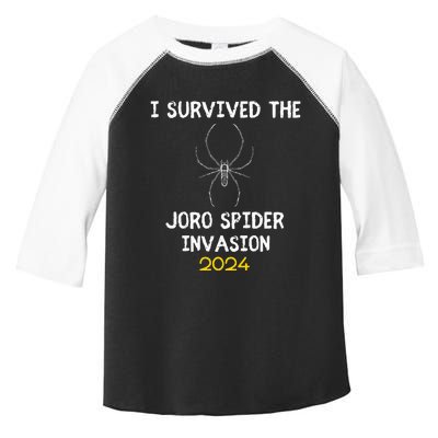 I Survived The Joro Spider Invasion Toddler Fine Jersey T-Shirt