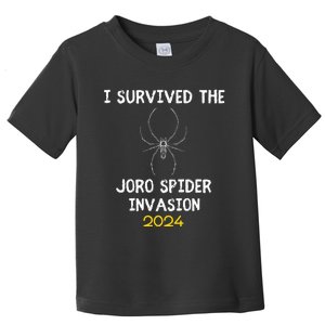 I Survived The Joro Spider Invasion Toddler T-Shirt