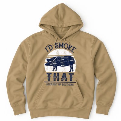 I'd Smoke That Straight Up Southern Pig Vintage Hoodie