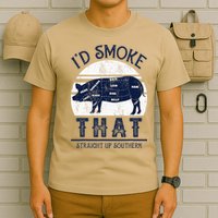 I'd Smoke That Straight Up Southern Pig Vintage T-Shirt