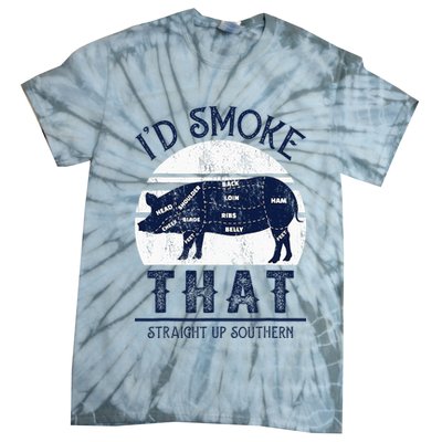 I'd Smoke That Straight Up Southern Pig Vintage Tie-Dye T-Shirt