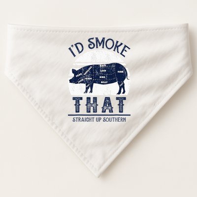 I'd Smoke That Straight Up Southern Pig Vintage USA-Made Doggie Bandana