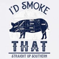I'd Smoke That Straight Up Southern Pig Vintage Bucket Hat