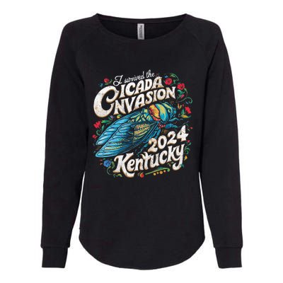 I Survived The Cicada Invasion Brood Xix Xiii Kentucky 2024 Womens California Wash Sweatshirt