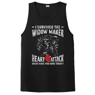 I Survived The Widow Maker Heart Attack Heart Disease PosiCharge Competitor Tank