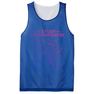 I Study Triggernometry Gun Funny Gift Veteran Christmas Gift Mesh Reversible Basketball Jersey Tank