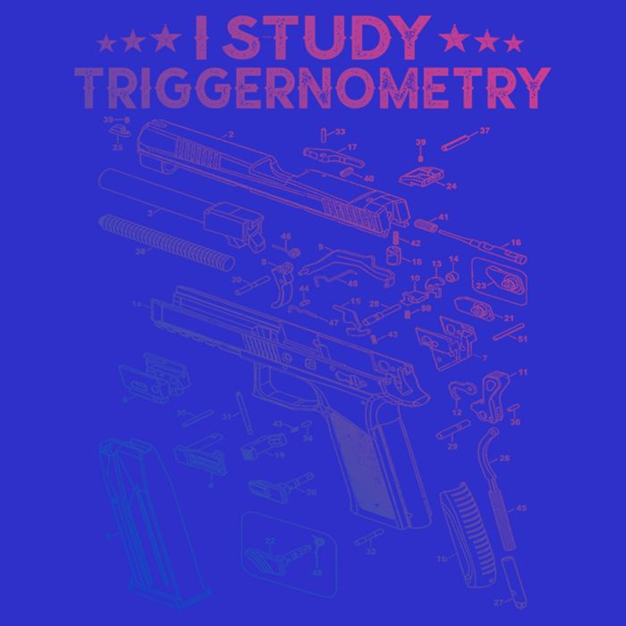 I Study Triggernometry Gun Funny Gift Veteran Christmas Gift Toddler Hoodie