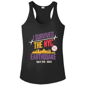 I Survived The Nyc Earthquake April 5 2024 Ladies PosiCharge Competitor Racerback Tank