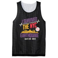 I Survived The Nyc Earthquake April 5 2024 Mesh Reversible Basketball Jersey Tank