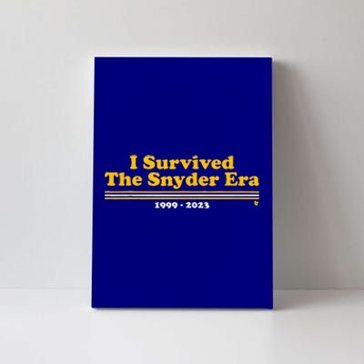 I Survived The Snyder Era Canvas