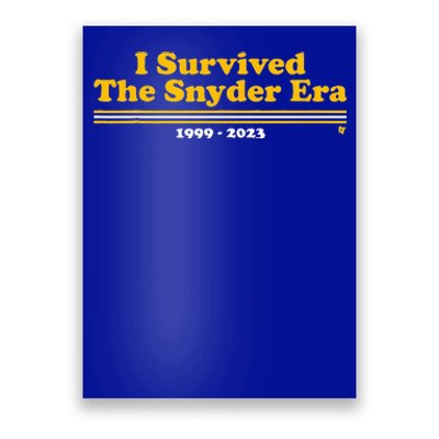 I Survived The Snyder Era Poster