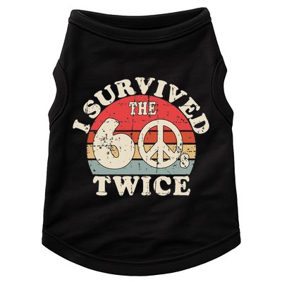 I Survived The Sixties 60s Twice Doggie Tank